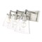 Z-Lite Harper 3 Light Vanity, Brushed Nickel & Clear 483-3V-BN - alternate 3